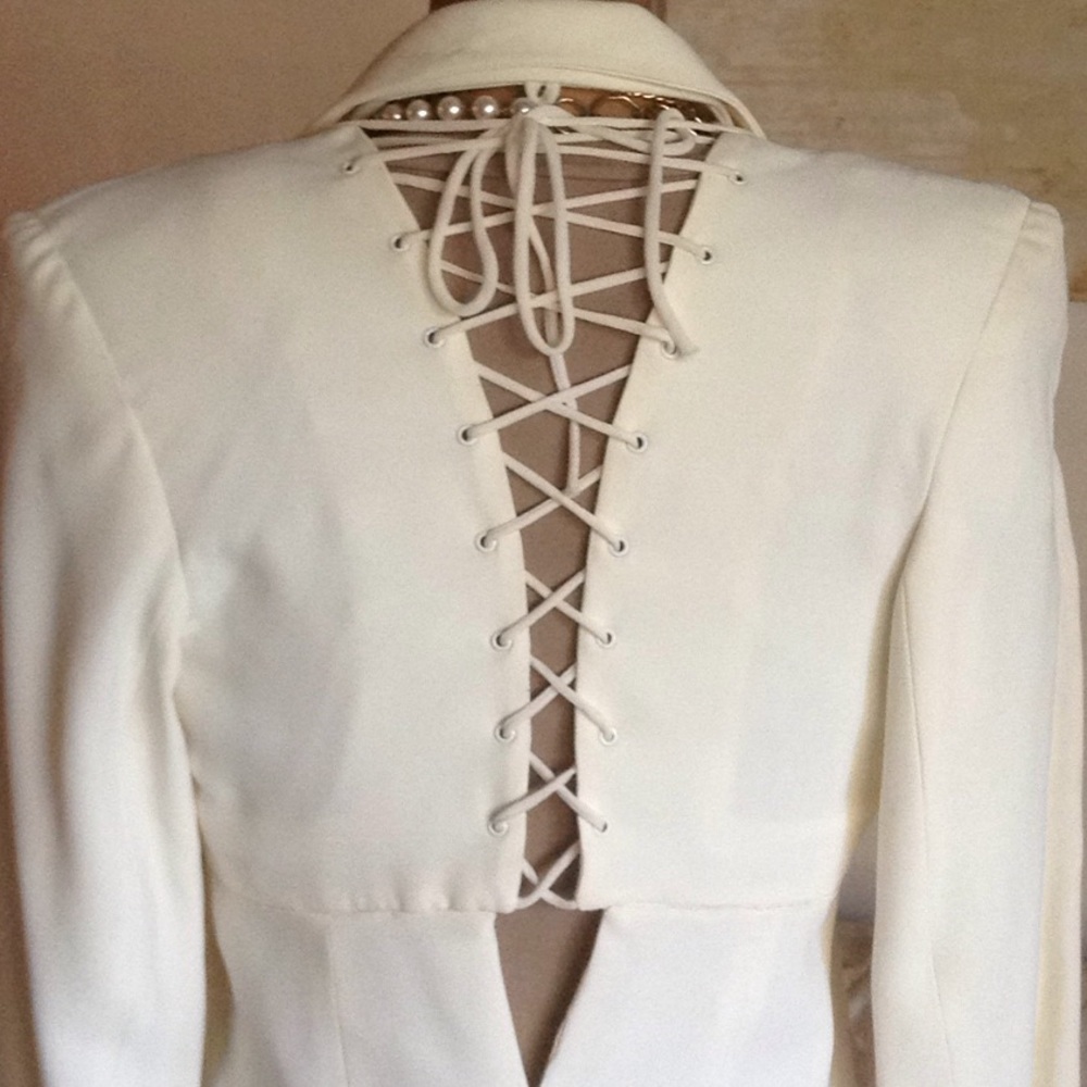 One of a kind lace up jacket - Picture 4 of 6